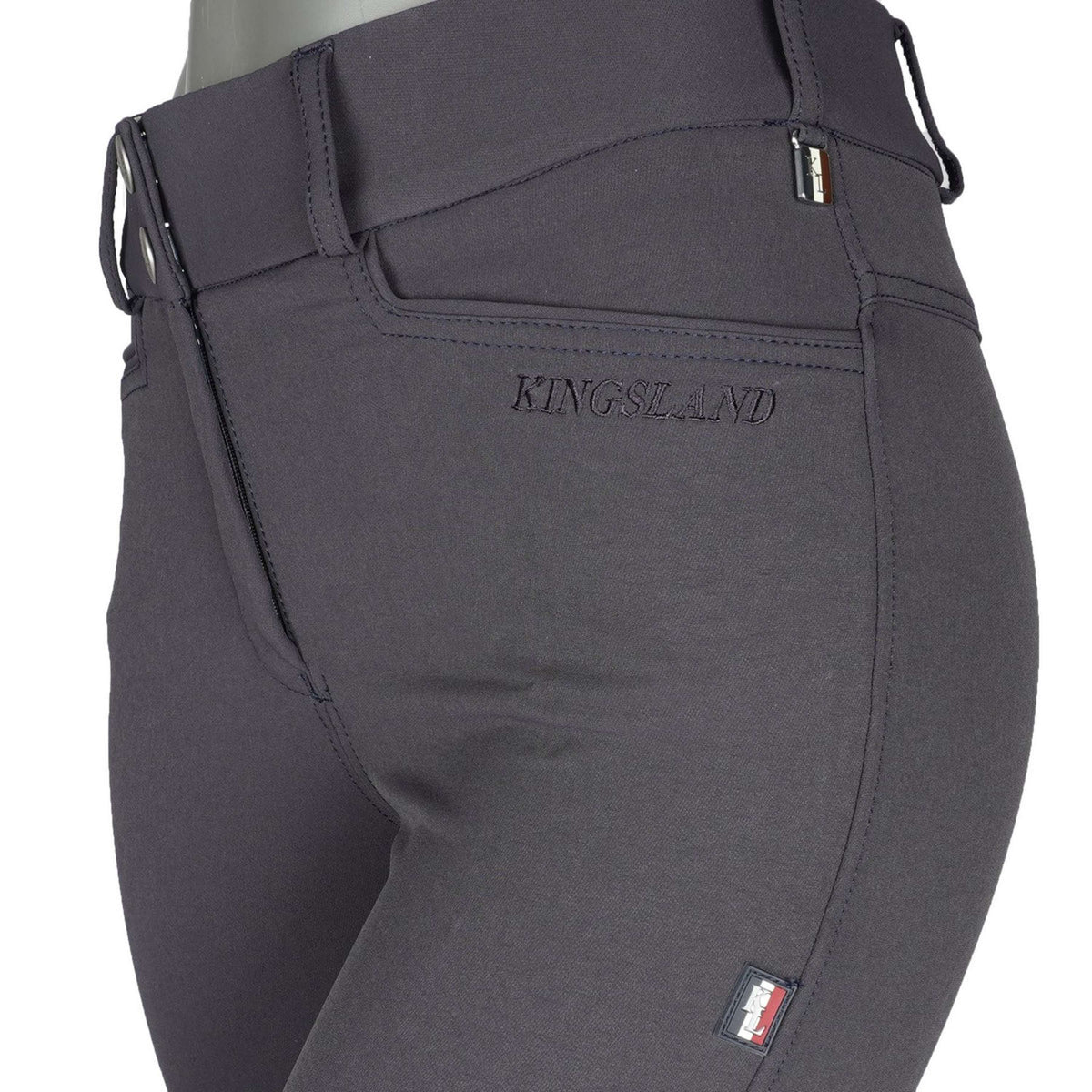 Kingsland Pantalon d'Équitation Kadi E-Tec Knee-Grip Femmes Marin