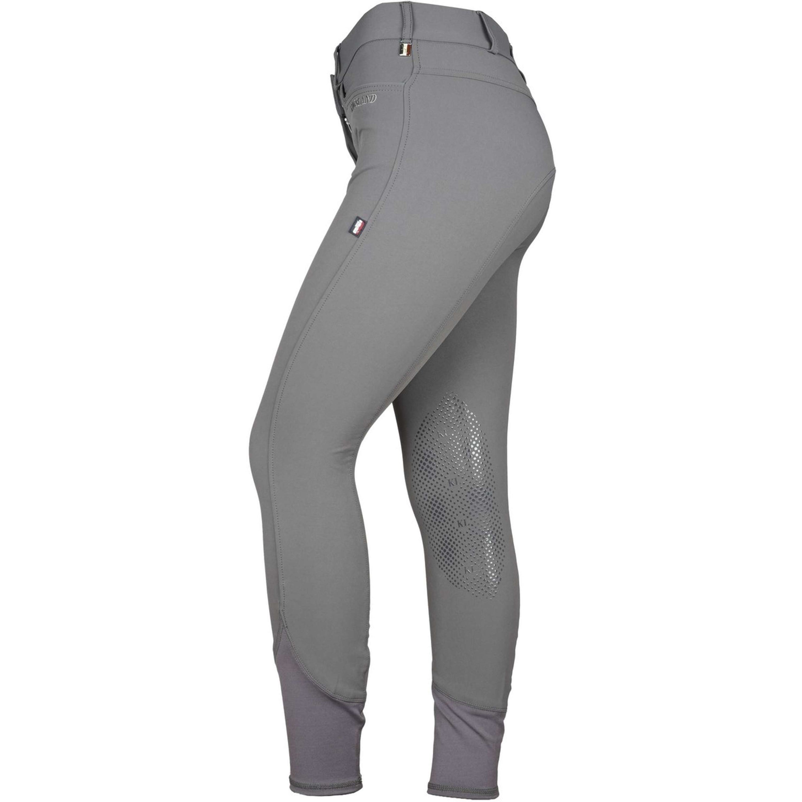 Kingsland Pantalon d'Équitation Kadi E-Tec Knee-Grip Femmes Gris Kingsland Pantalon d'Équitation Kadi E-Tec Knee-Grip Femmes Gris