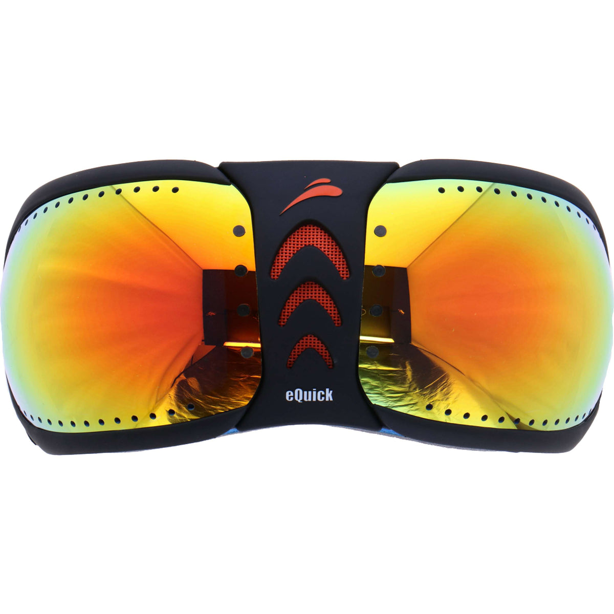 eQuick Des Lunettes eVysor Miroir Orange