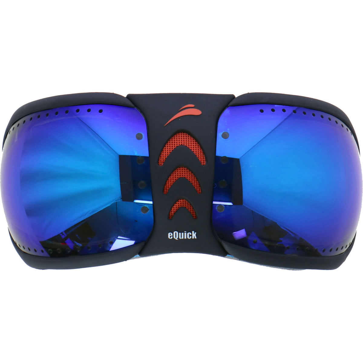 eQuick Des Lunettes eVysor Miroir Bleu