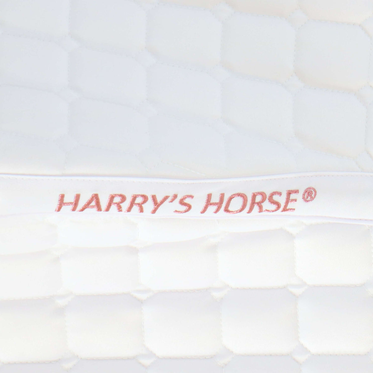 Harry's Horse Tapis de Selle Reverso Competition Polyvalent Blanc/Rosegold