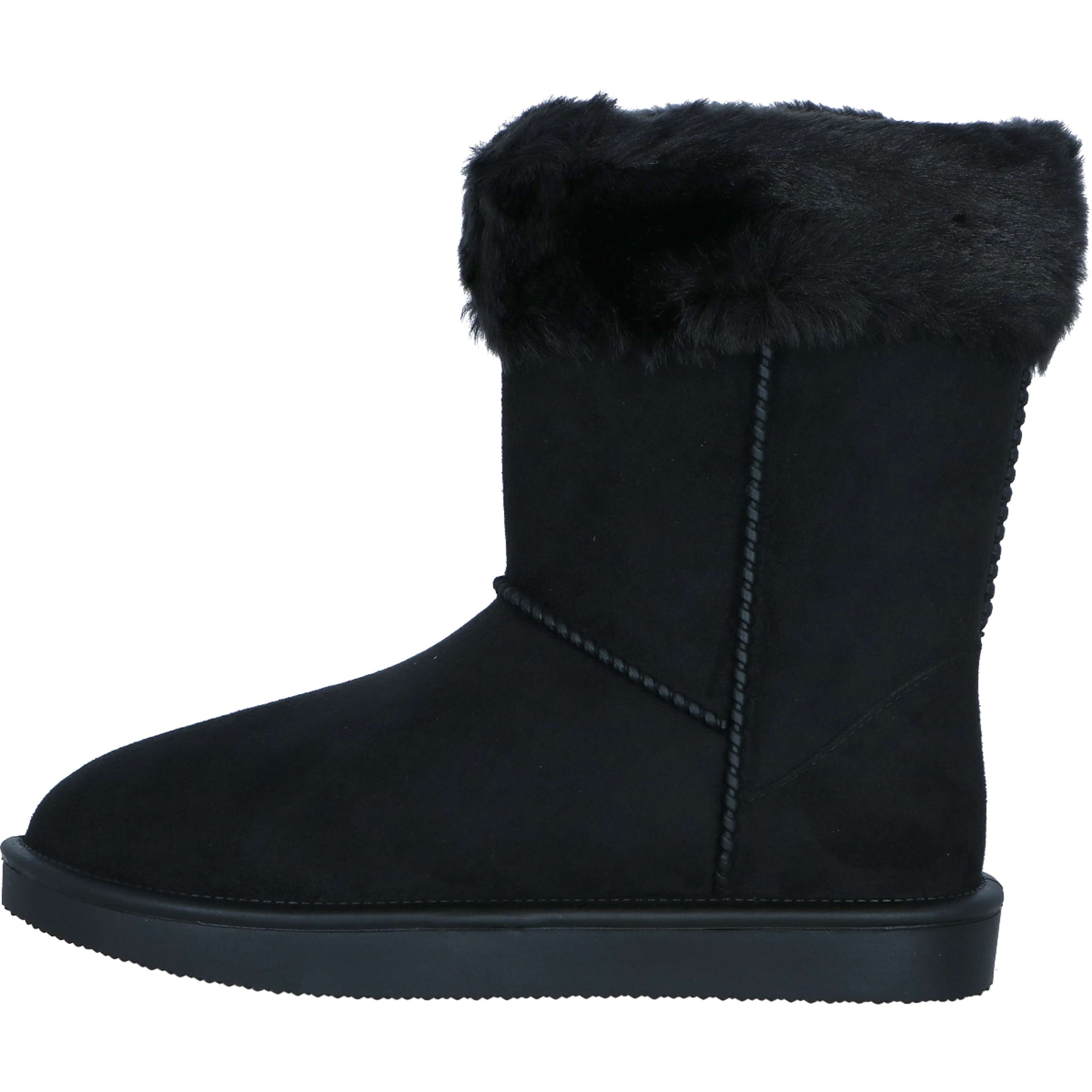 HKM Botte Allweather Davos Fourrure Noir