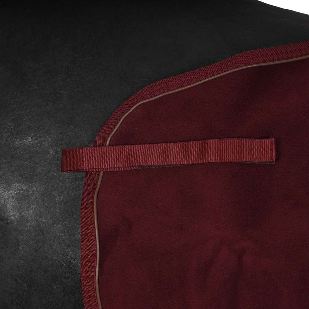 Kentucky Couvre-reins Carré Heavy Fleece Bordeaux
