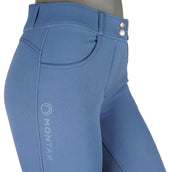 Montar Pantalon d'Équitation Ess Megan Highwaist Full Grip Bleu