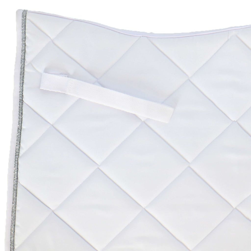 HKM Tapis de Selle Romy Dressage Blanc