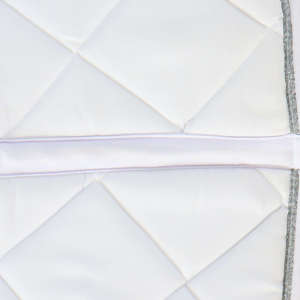 HKM Tapis de Selle Romy Dressage Blanc