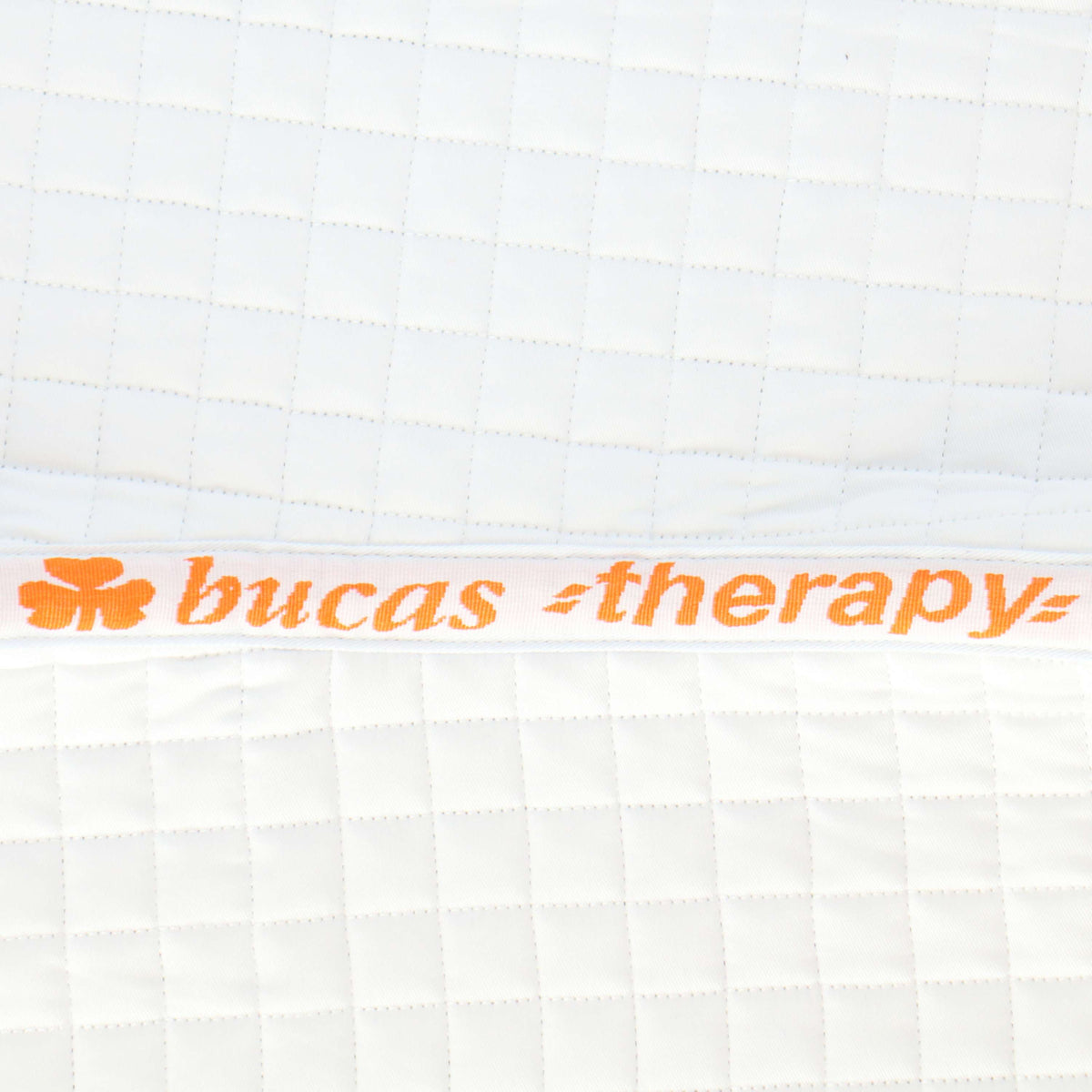 Bucas Therapy Tapis de Selle Dressage Blanc