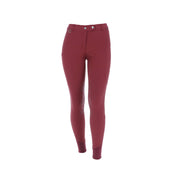 HKM Pantalon d'Équitation Morello PAM Silicone Genou Raisin