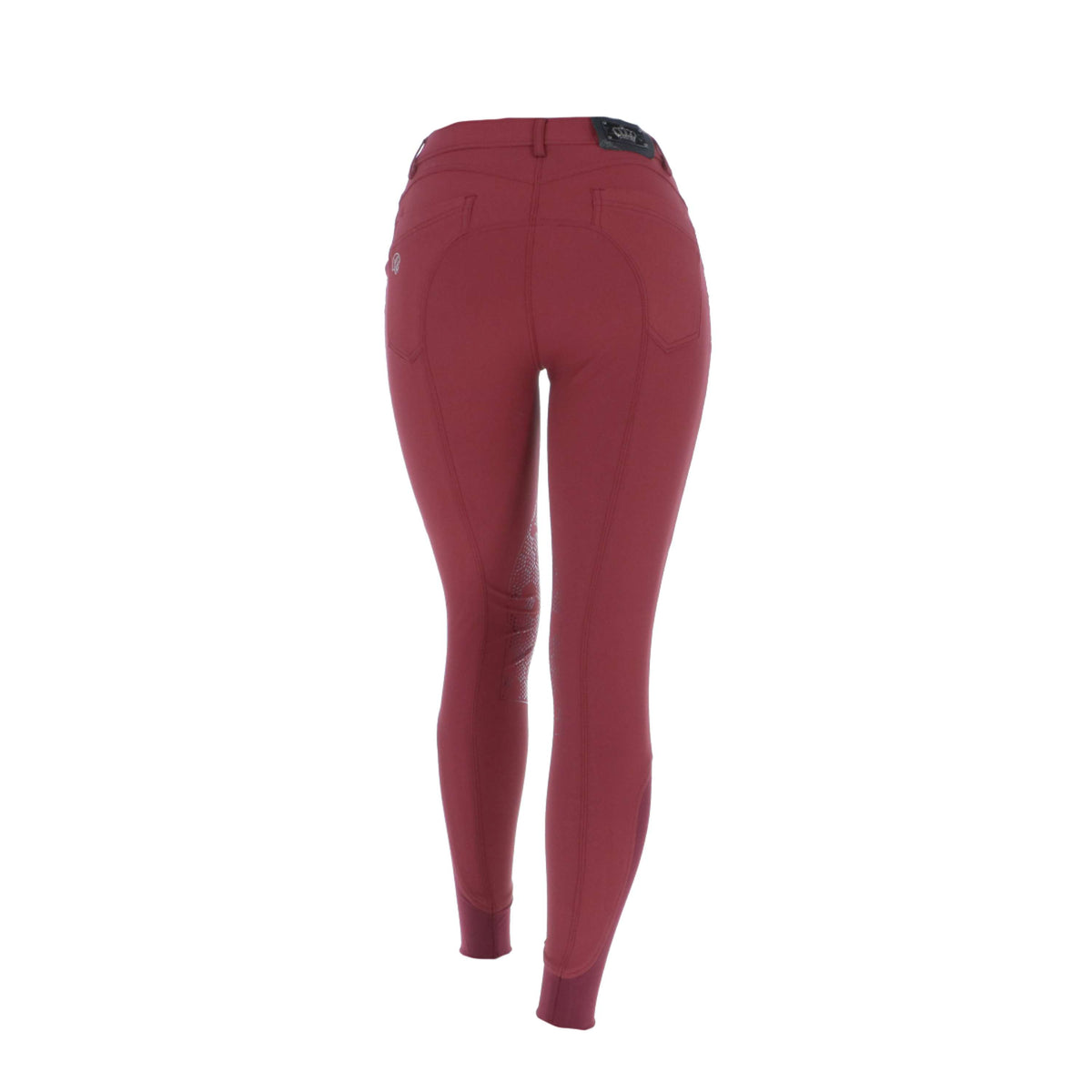 HKM Pantalon d'Équitation Morello PAM Silicone Genou Raisin