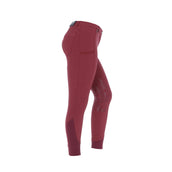 HKM Pantalon d'Équitation Morello PAM Silicone Genou Raisin