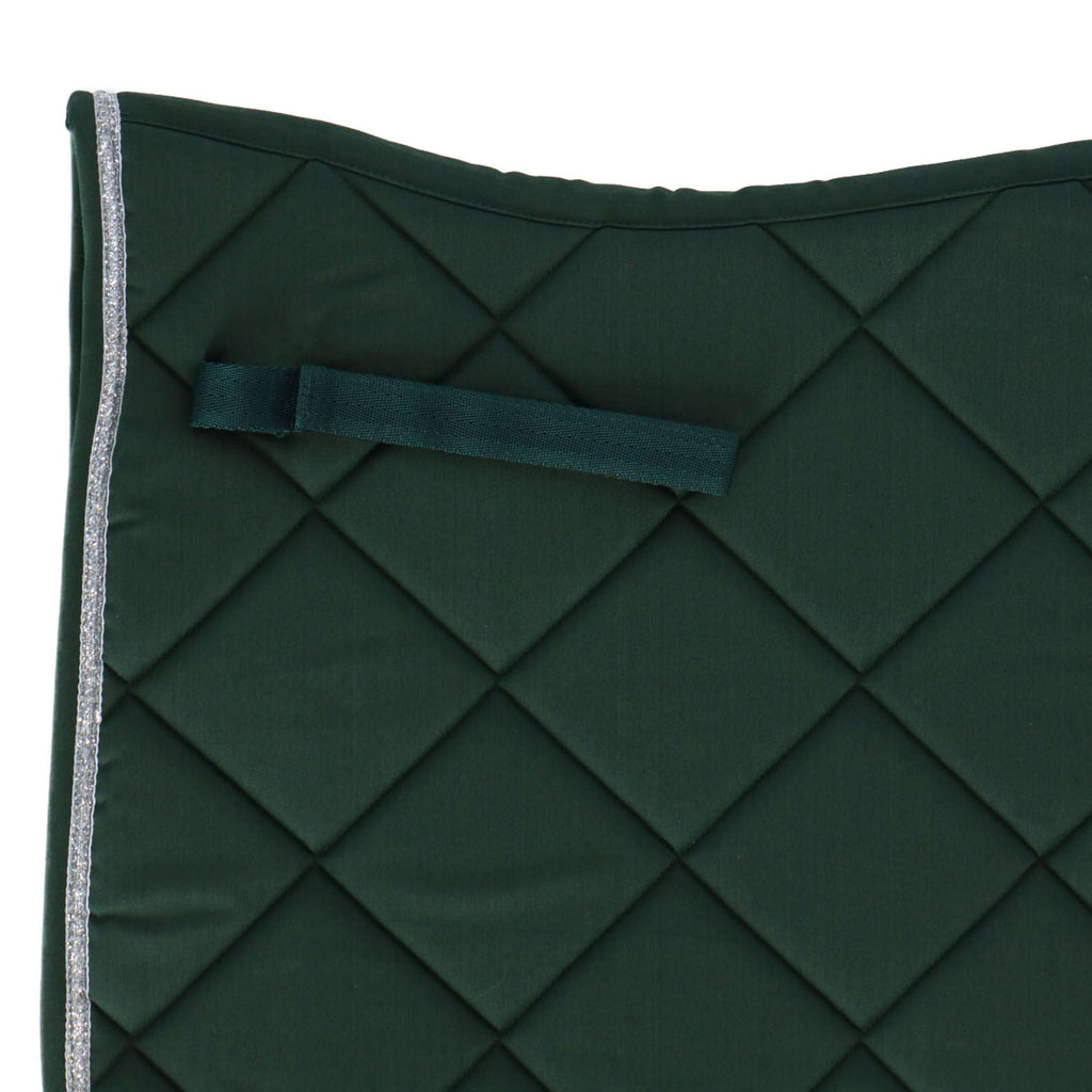 HKM Tapis de Selle Romy Dressage Vert Foncé