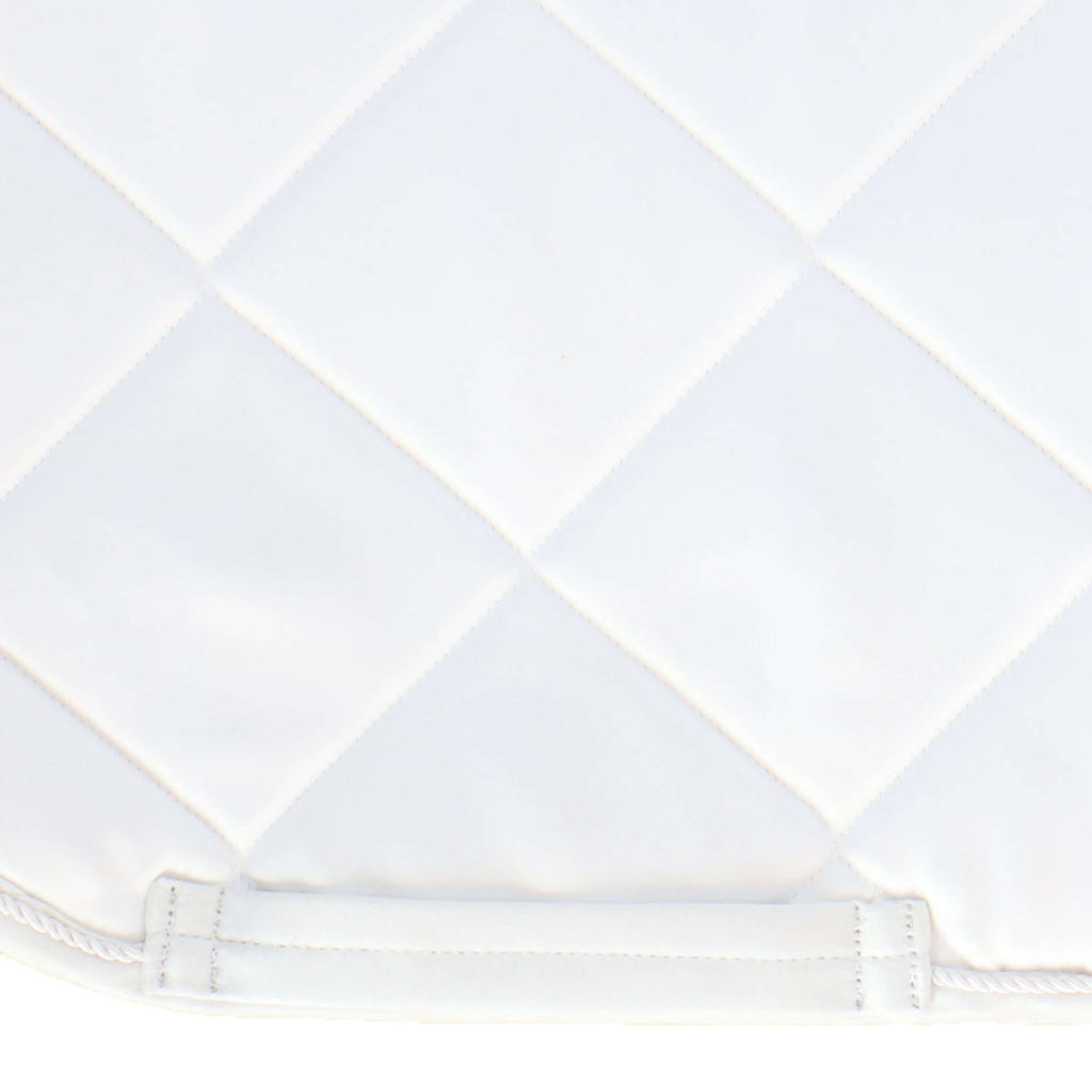HKM Tapis de Selle Bergamo Dressage Blanc