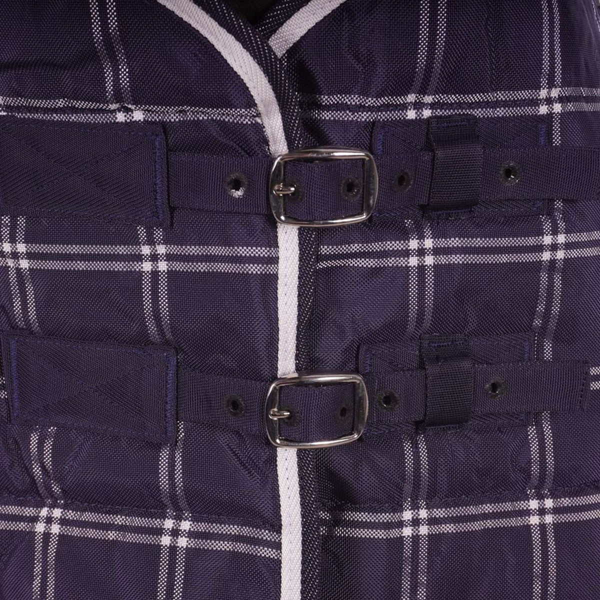 Weatherbeeta Saxon 1200D Stable Standard Neck Medium 200g Navy Plaid