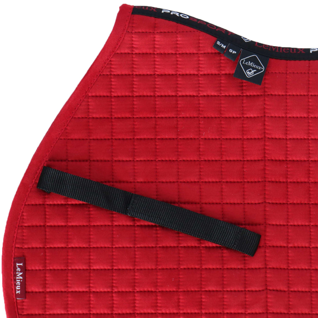 LeMieux Tapis de Selle Luxury Square Polyvalent Chilli Red