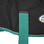 Weatherbeeta Veste pour Chien Green-Tec 900D Chien Coat Lite Medium Noir/bottle Vert