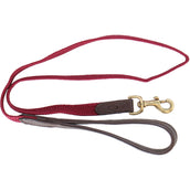 Weatherbeeta Laisse pour Chien Cuir Plaited Brown/maroon