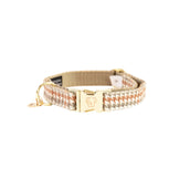 Kentucky Collier Pied-de-Poule Beige