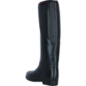 Red Horse Bottes d'Équitation PVC Stretch Noir