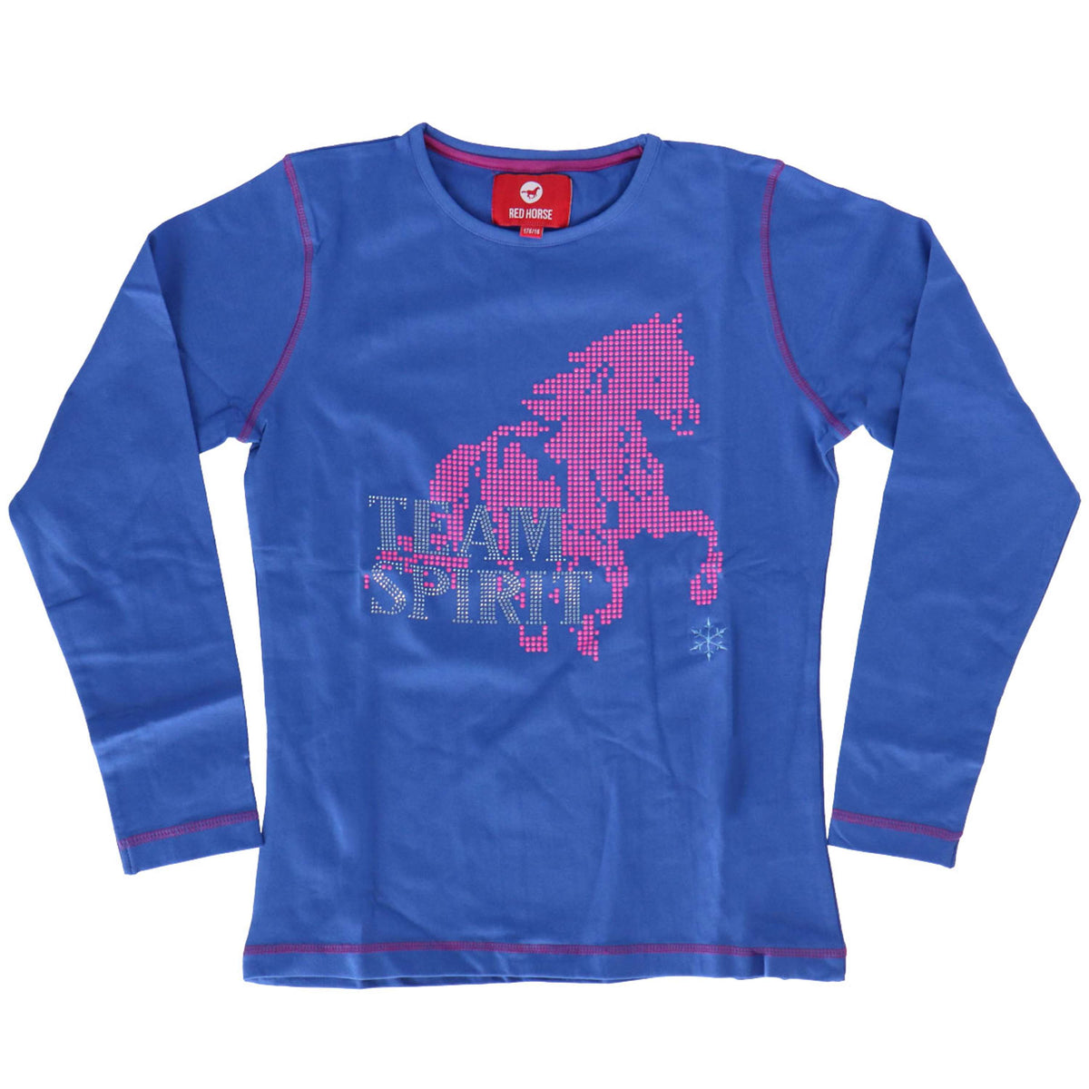 Red Horse T-shirt Flash Bleu Royal