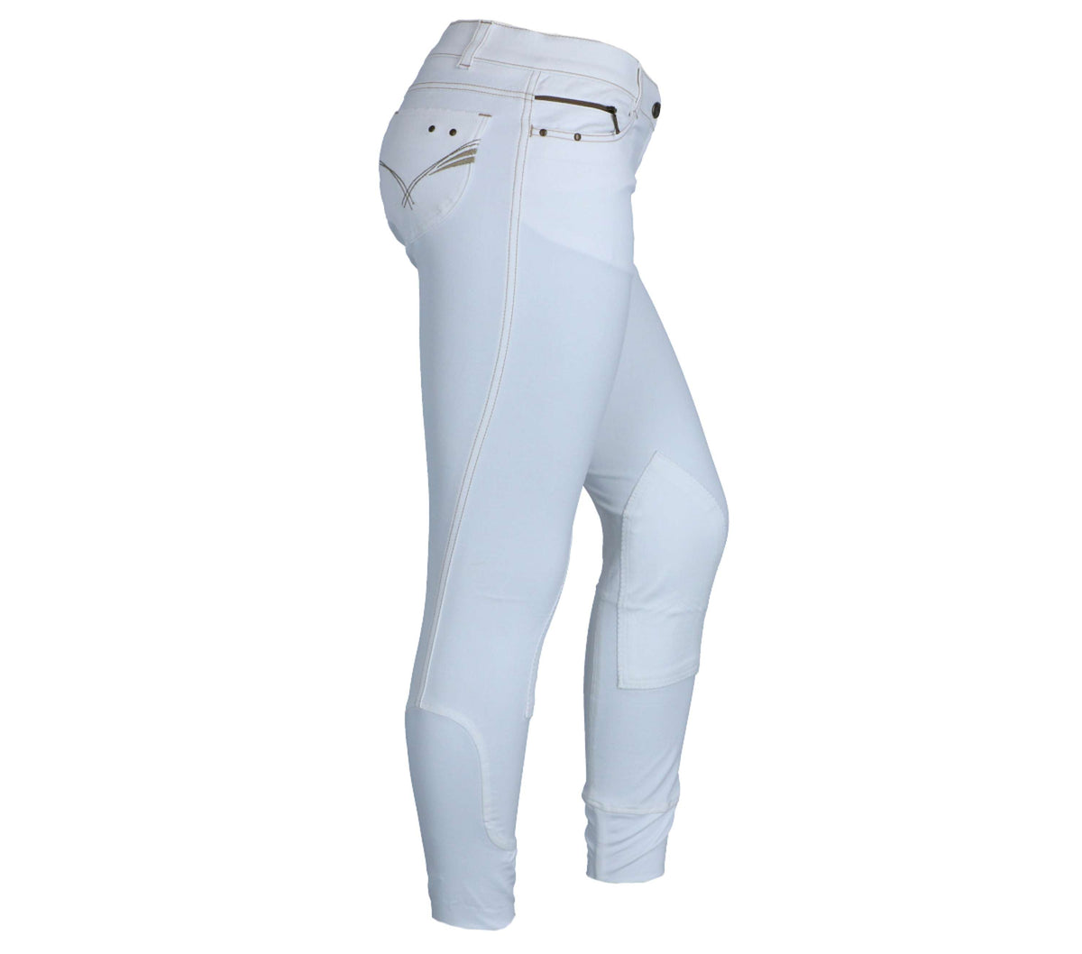 EQUITHÈME Pantalon d'Équitation Texas Blanc