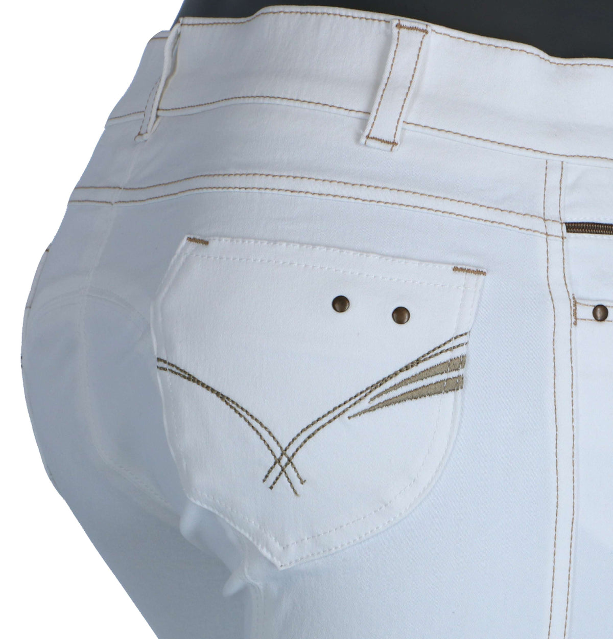 EQUITHÈME Pantalon d'Équitation Texas Blanc