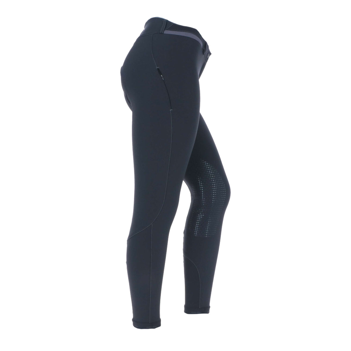 Euro-Star Pantalon d'Équitation ES-Equitation Queen Prise de Genou Noir