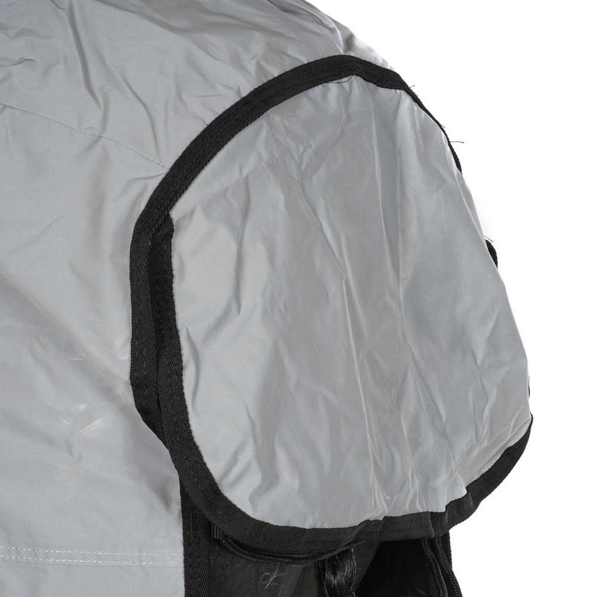 Weatherbeeta Couvre-reins Reflective Wrap Around Argent/Noir