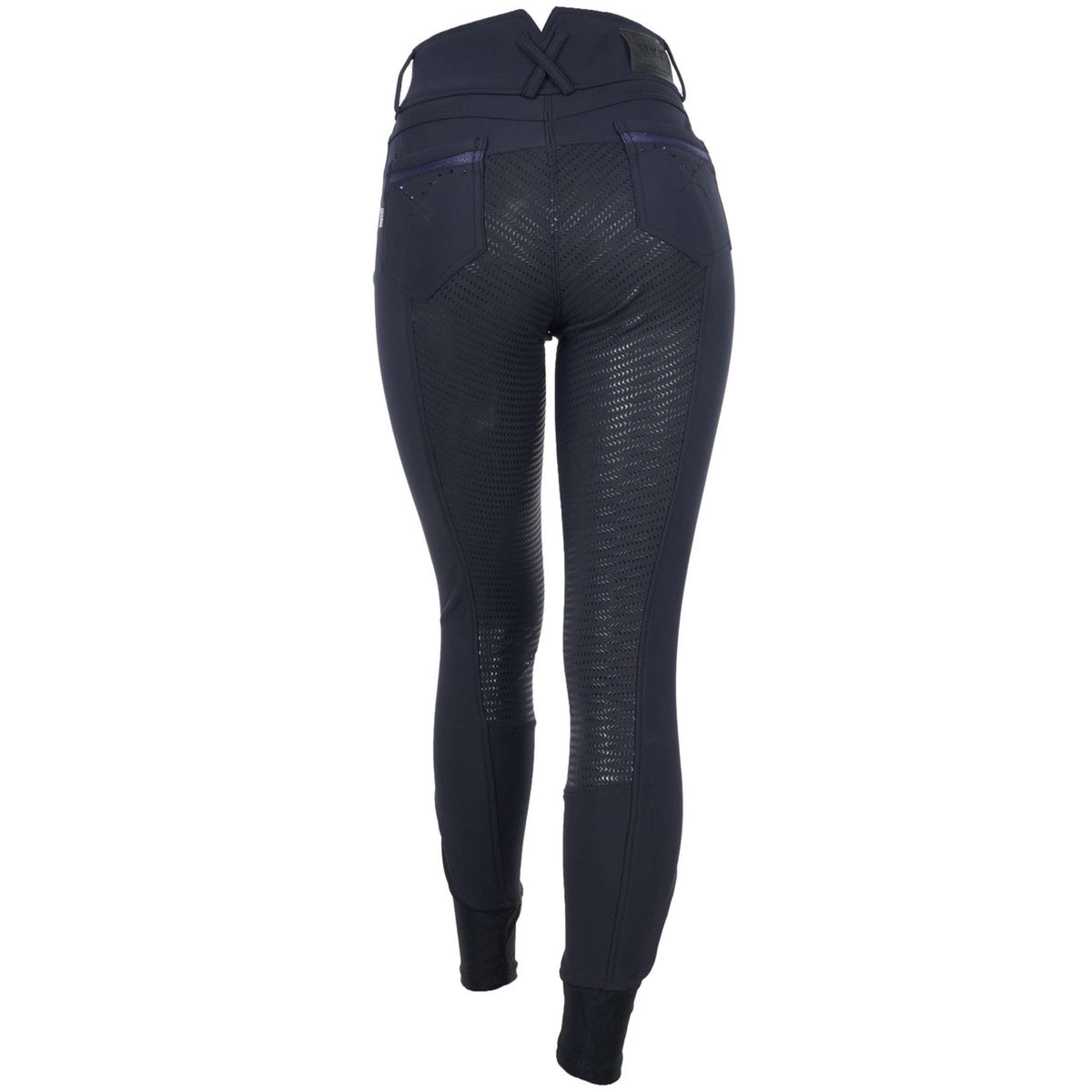 Anky Pantalon d'Équitation Stone Taped Full Grip Dames Foncé Marine