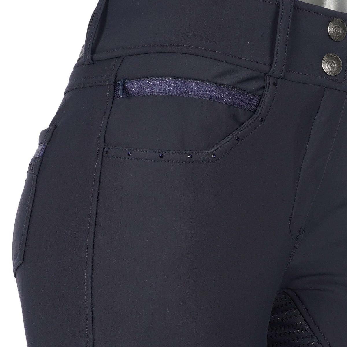 Anky Pantalon d'Équitation Stone Taped Full Grip Dames Foncé Marine