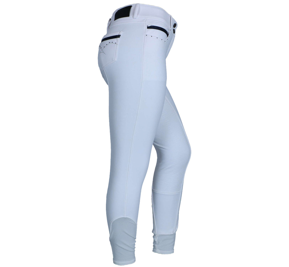 Anky Pantalon d'Équitation Stone Taped Full Grip Dames Blanc