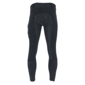 EQUITHÈME Pantalon d'Équitation Zermatt Softshell Hommes Silicone Fond de Peau Noir