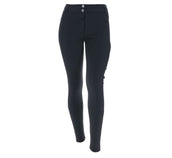 EQUITHÈME Pantalon d'Équitation Kitzbuhl Softshell Femmes Silicone Fond de Peau Noir