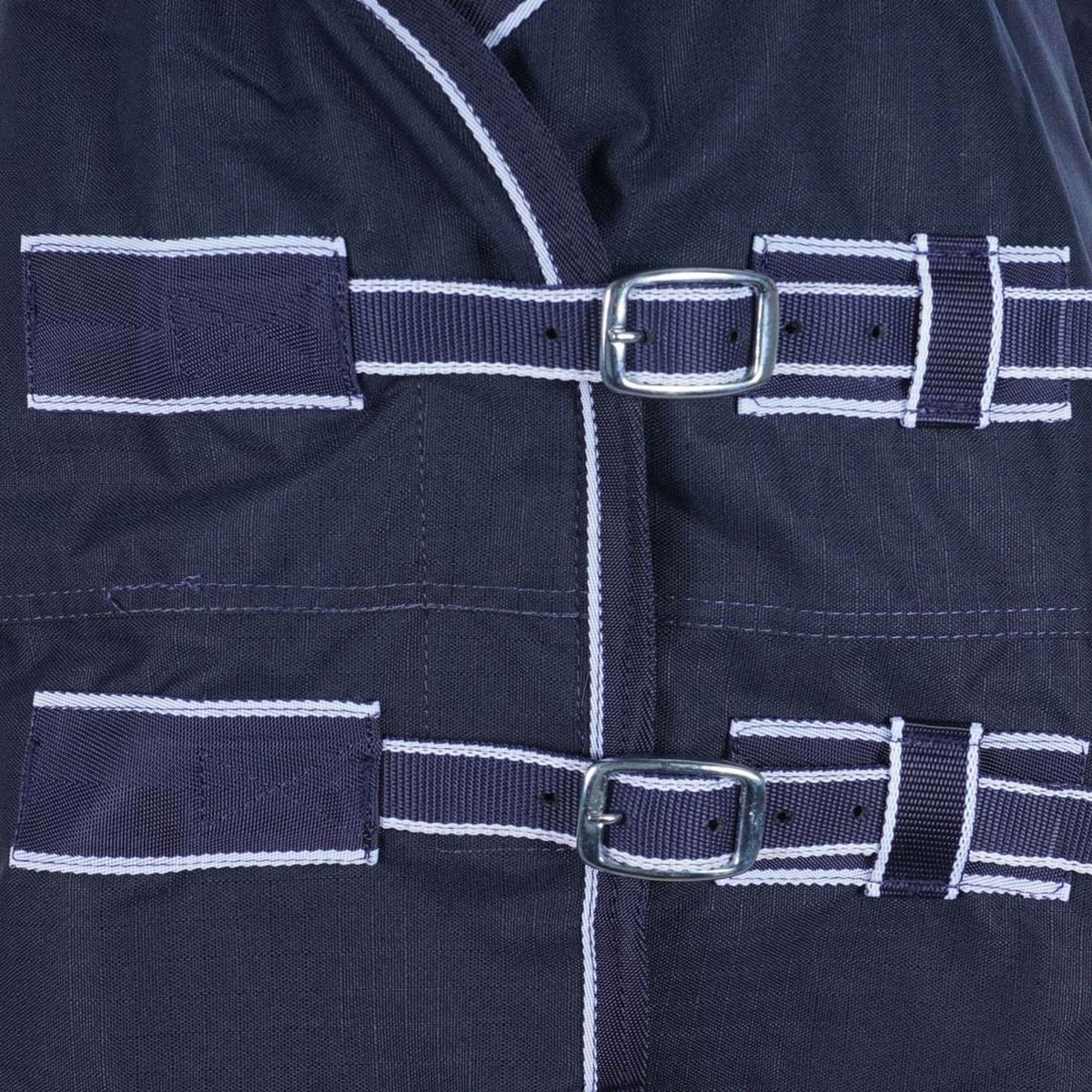 HKM Couverture d'Hiver Starter 600D Highneck avec Polarfleece 0g Bleu Foncé HKM Couverture d'Hiver Starter 600D Highneck avec Polarfleece 0g Bleu Foncé