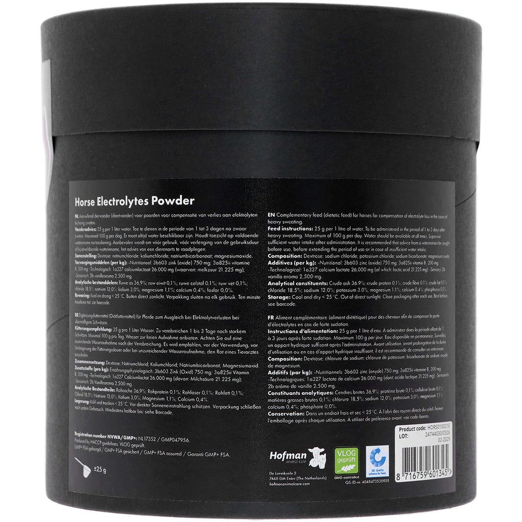 Excellent Poudre d'électrolytes avec B2 Seau