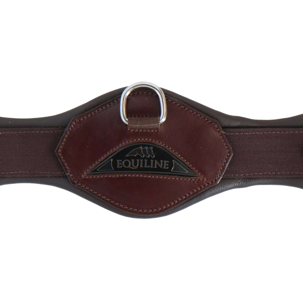 Equiline Dressage Girth Anatomic with Elastic Marron