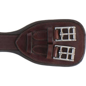 Equiline Dressage Girth Anatomic with Elastic Marron