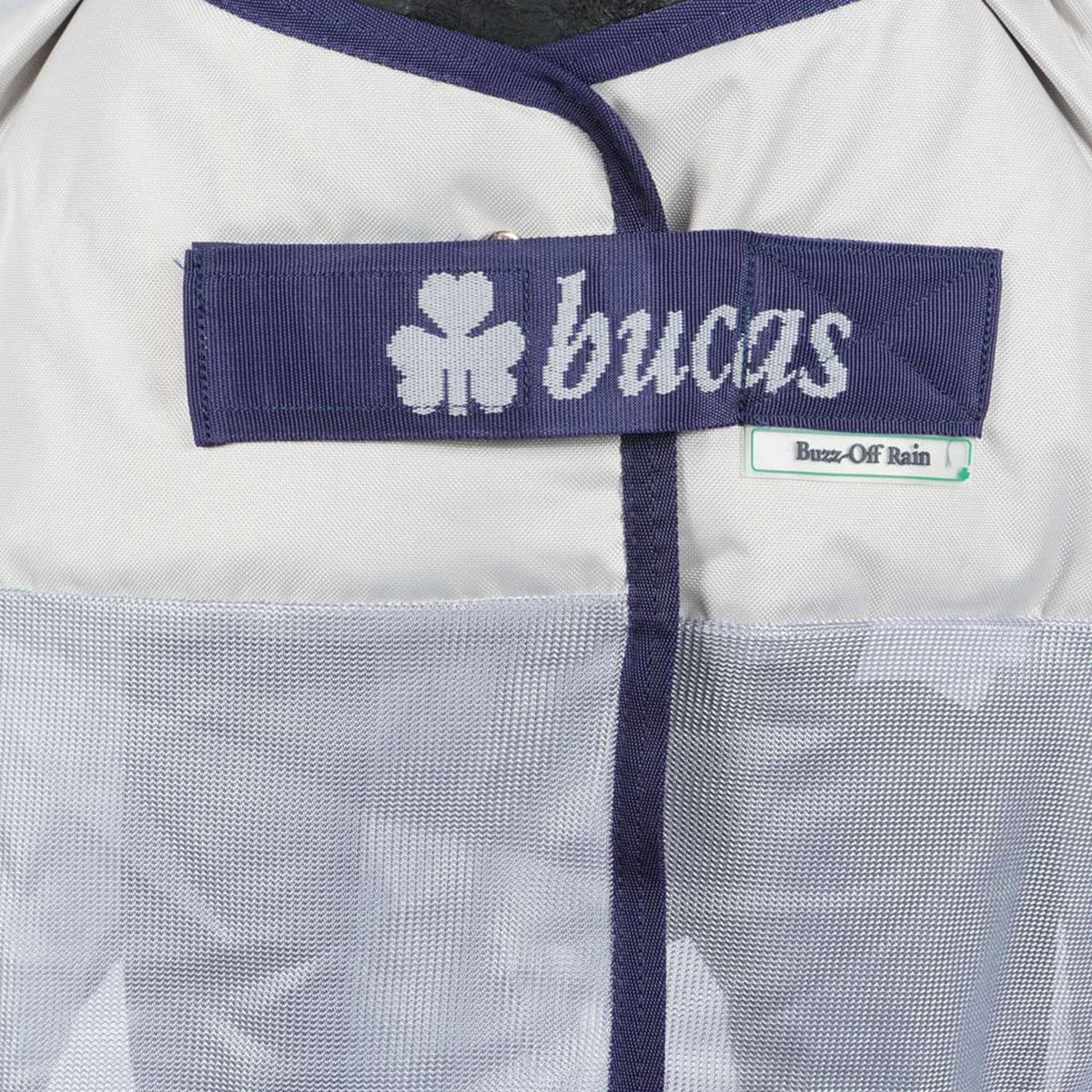 Bucas Buzz-Off Rain & Neck Argent/Bleu