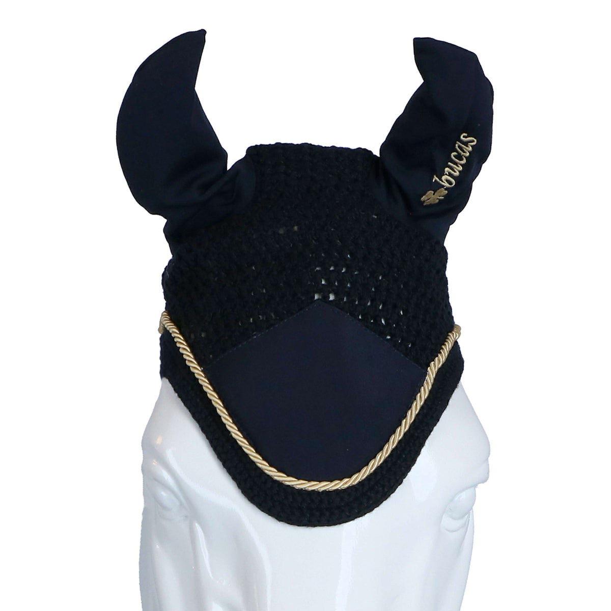 Bucas Bonnet Anti-Mouches Marine/Or