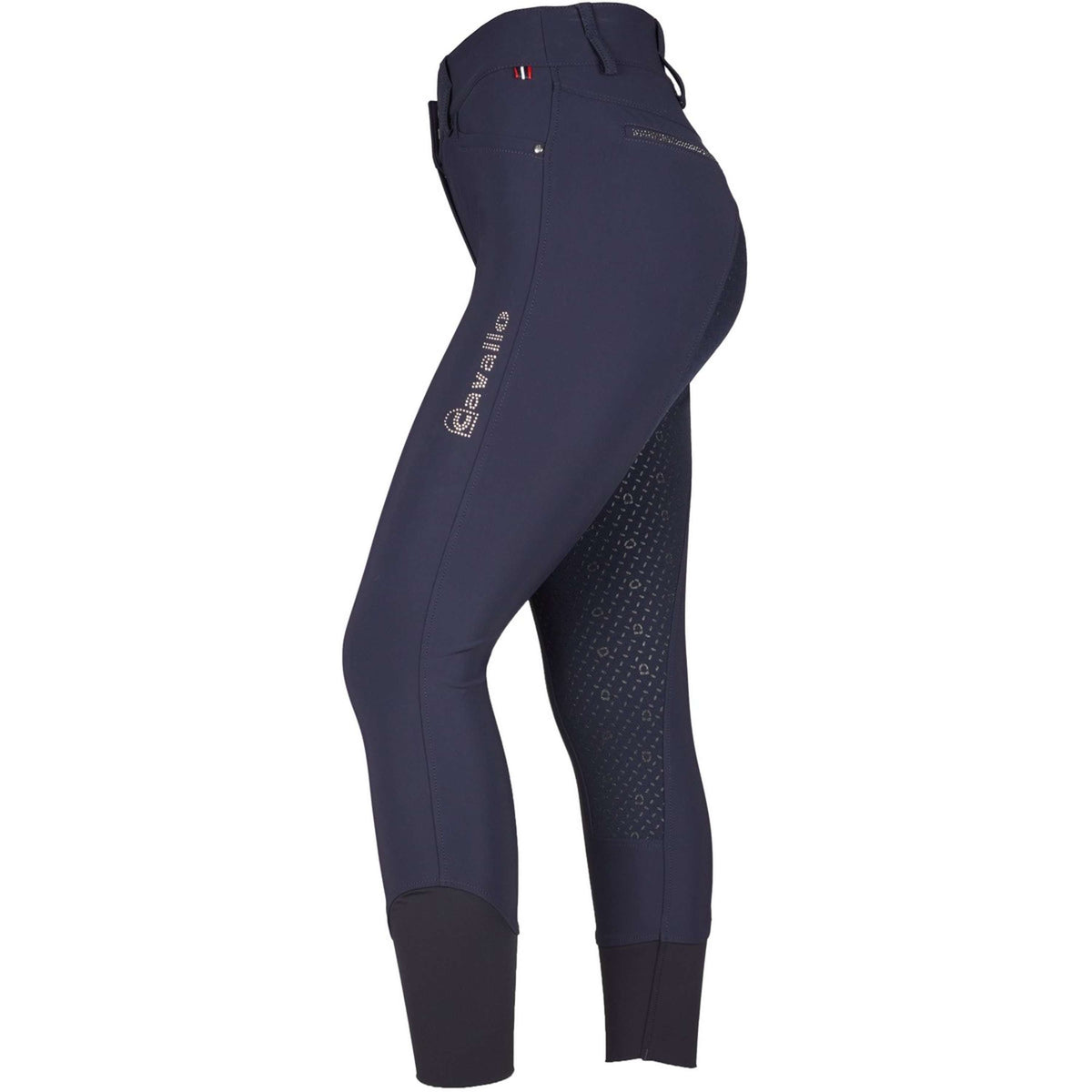 Cavallo Pantalon d'Équitation CavalCeline X Grip Bleu Profond/Bleu Foncé