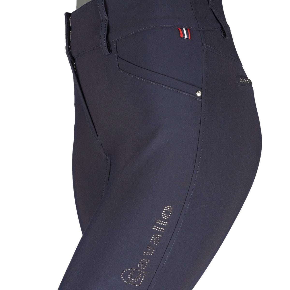 Cavallo Pantalon d'Équitation CavalCeline X Grip Bleu Profond/Bleu Foncé