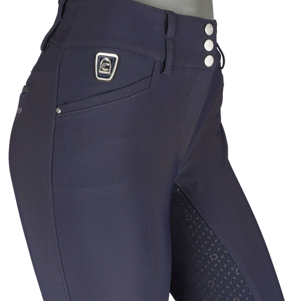 Cavallo Pantalon d'Équitation CavalCeline X Grip Bleu Profond/Bleu Foncé