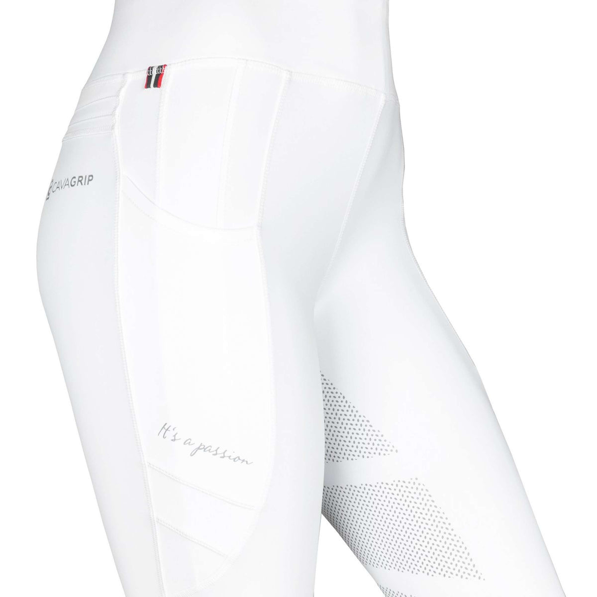 Cavallo Legging d'Équitation CavalLin GRIP RL Full Grip Blanc