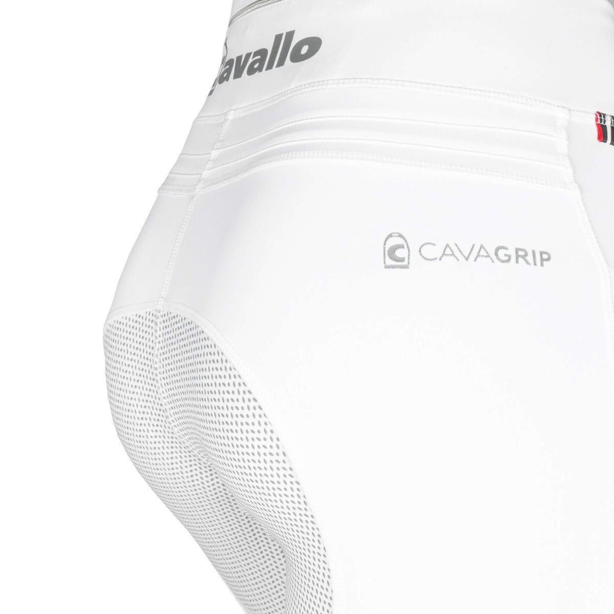 Cavallo Legging d'Équitation CavalLin GRIP RL Full Grip Blanc