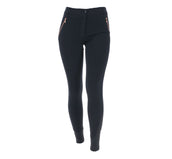 EQUITHÈME Pantalon d'Équitation Kenya Silicone Genouillères Noir