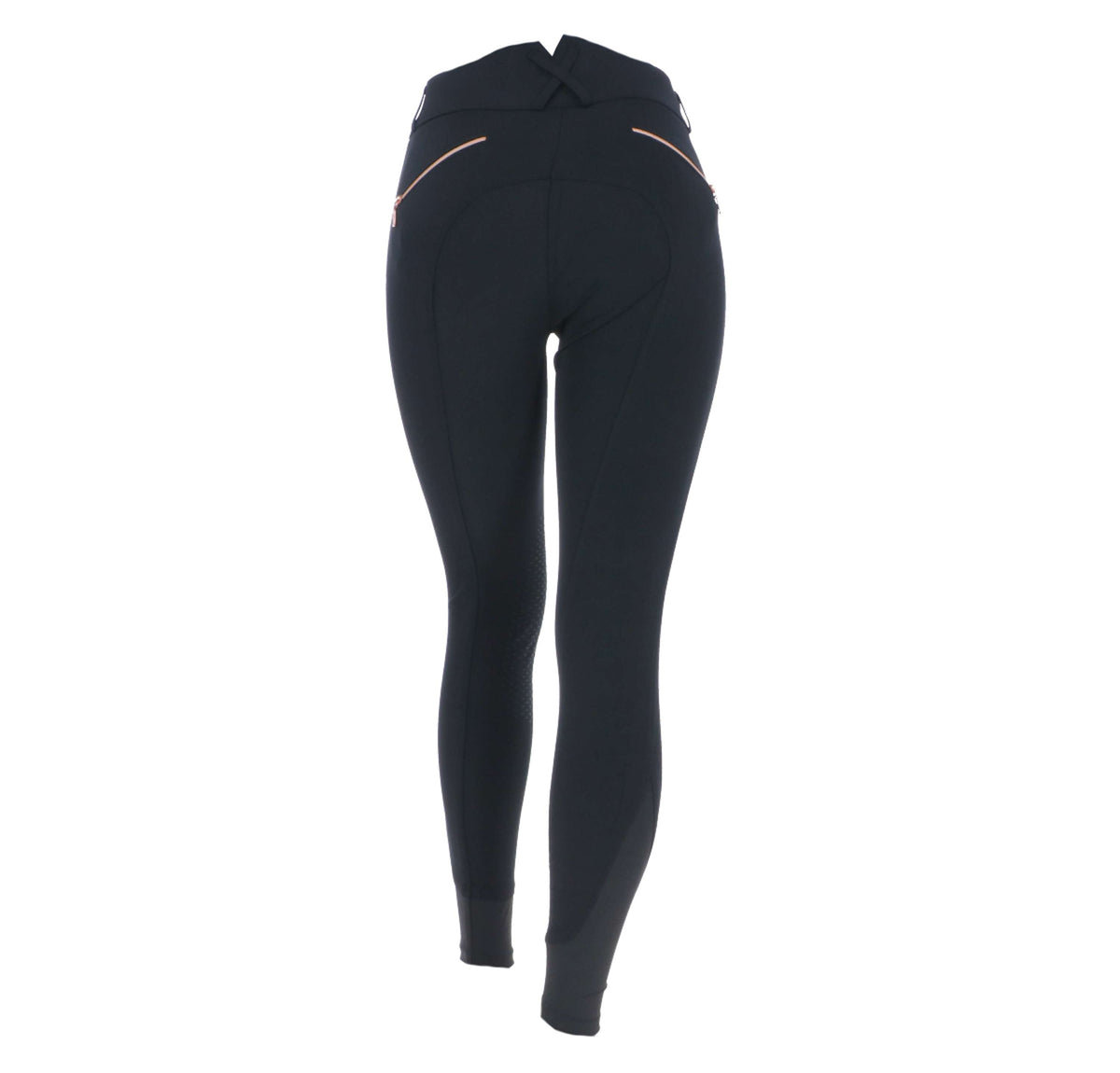 EQUITHÈME Pantalon d'Équitation Kenya Silicone Genouillères Noir