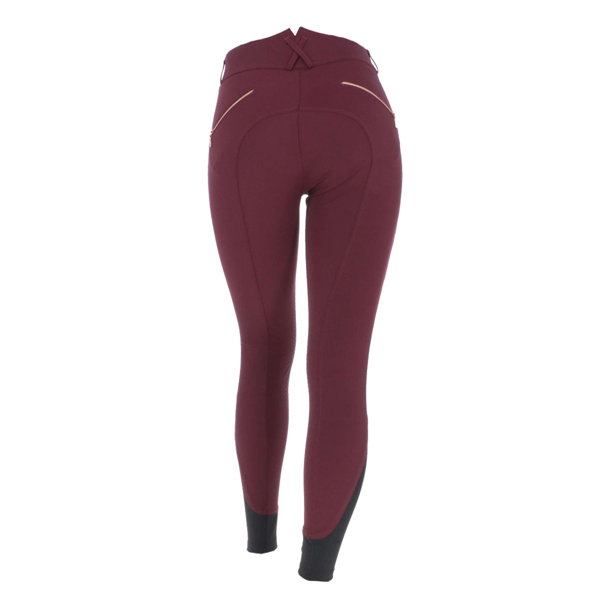 EQUITHÈME Pantalon d'Équitation Kenya Silicone Genouillères Prune