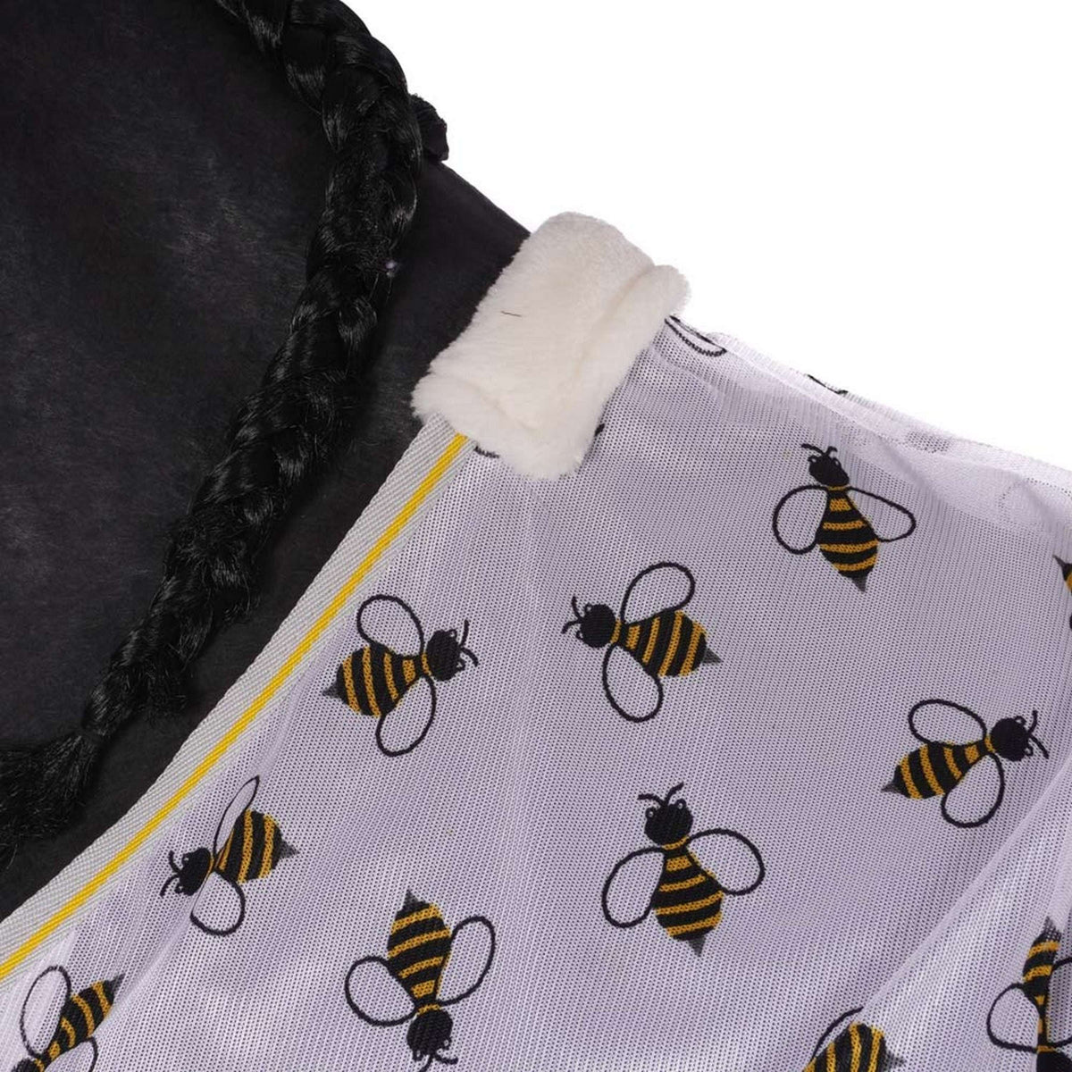 HKM Couverture Anti-Mouches Bee Blanc/Jaune