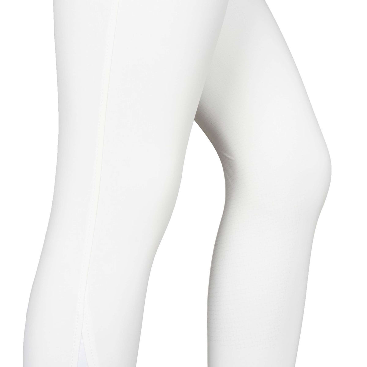 HKM Pantalon d'Équitation Lara Silicone Fond de Peau Blanc