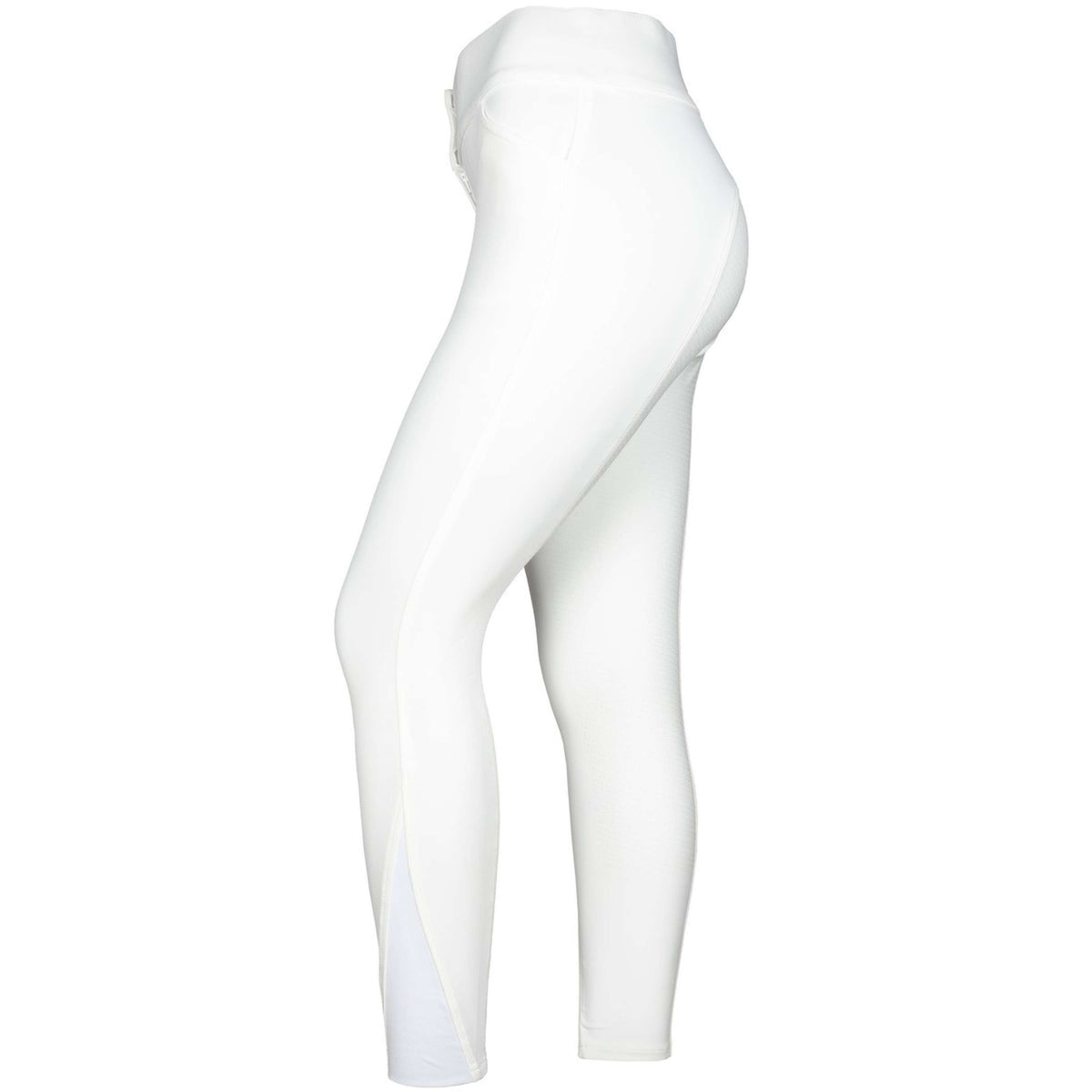 HKM Pantalon d'Équitation Lara Silicone Fond de Peau Blanc