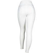 HKM Pantalon d'Équitation Lara Silicone Fond de Peau Blanc